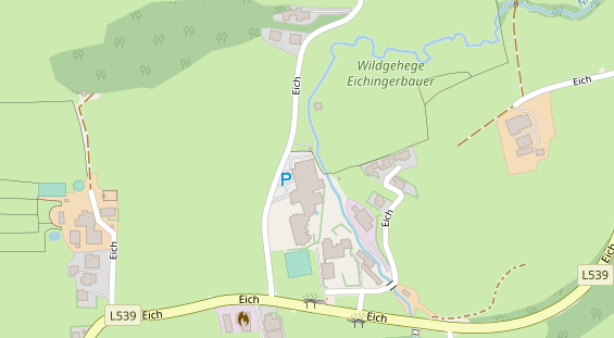 Restaurant auf Karte