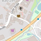 Restaurant auf Karte