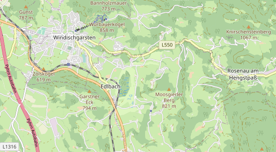 Restaurant auf Karte