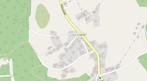 Restaurant auf Karte