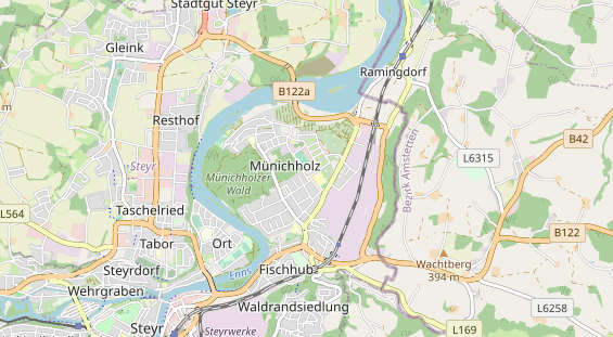 Restaurant auf Karte