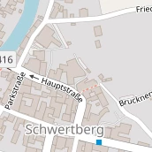 Restaurant auf Karte