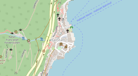 Restaurant auf Karte