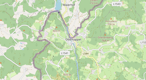 Restaurant auf Karte