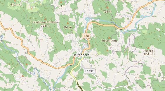 Restaurant auf Karte