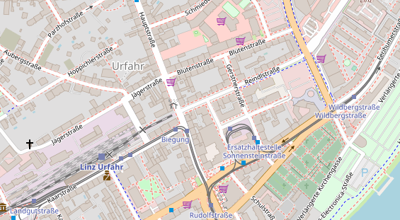 Restaurant auf Karte