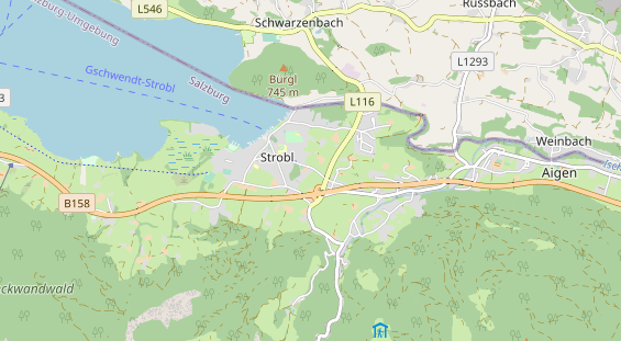 Restaurant auf Karte