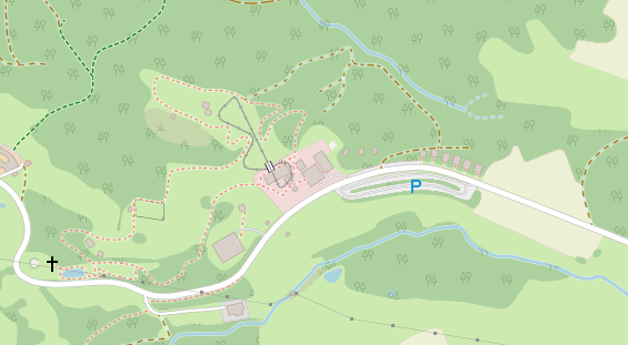 Restaurant auf Karte