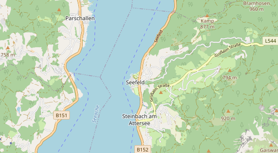 Restaurant auf Karte