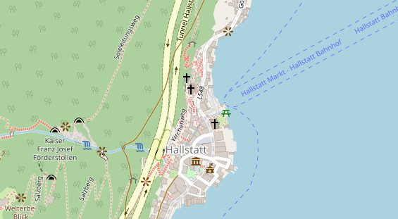 Restaurant auf Karte