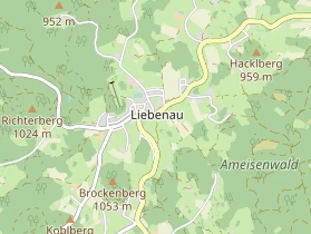 Restaurant auf Karte