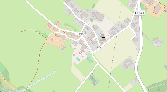 Restaurant auf Karte