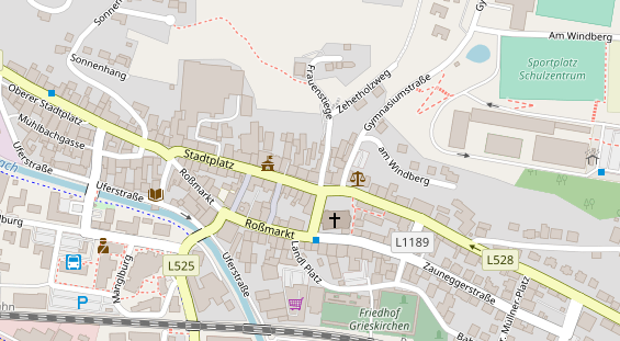 Restaurant auf Karte