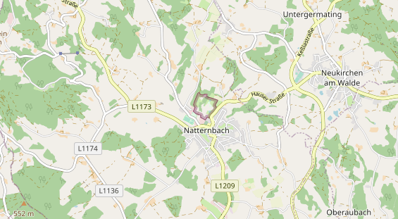 Restaurant auf Karte