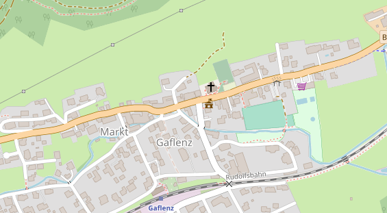 Restaurant auf Karte