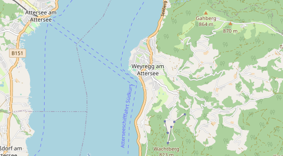 Restaurant auf Karte