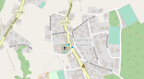 Restaurant auf Karte