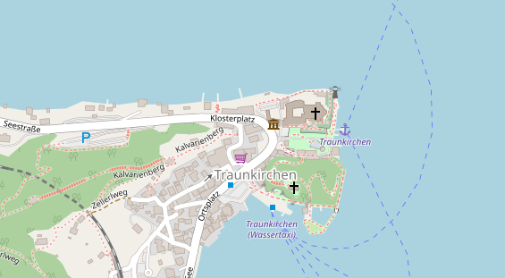 Restaurant auf Karte