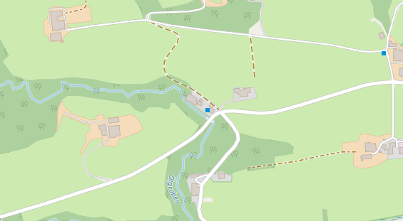 Restaurant auf Karte