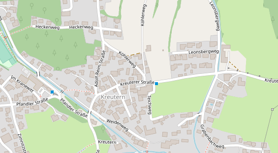 Restaurant auf Karte