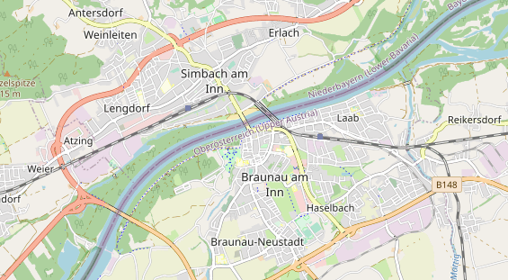 Restaurant auf Karte