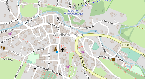 Restaurant auf Karte