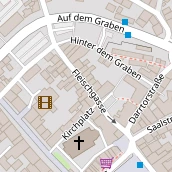 Restaurant auf Karte