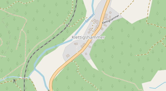 Restaurant auf Karte