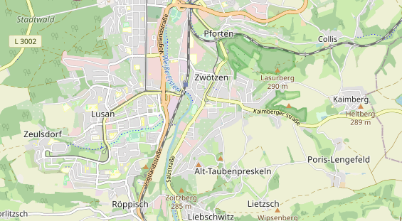 Restaurant auf Karte