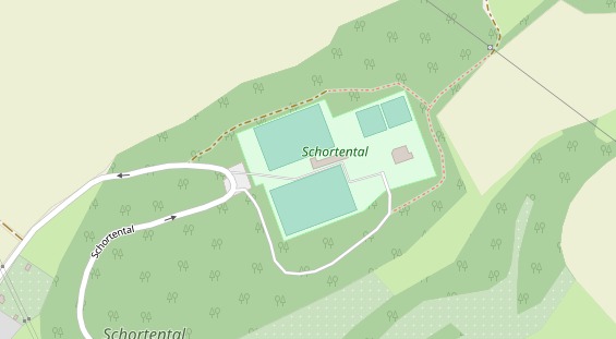 Restaurant auf Karte