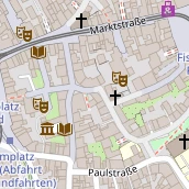 Restaurant auf Karte