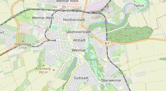 Restaurant auf Karte