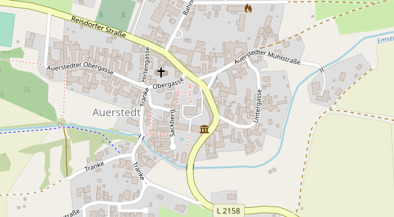 Restaurant auf Karte