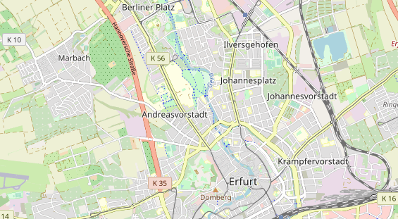 Restaurant auf Karte