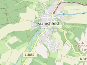 Restaurant auf Karte