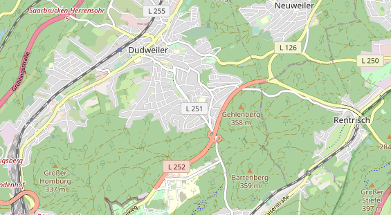 Restaurant auf Karte