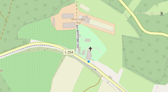 Restaurant auf Karte
