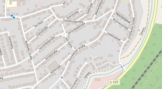 Restaurant auf Karte