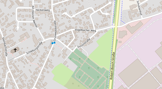 Restaurant auf Karte