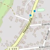 Restaurant auf Karte