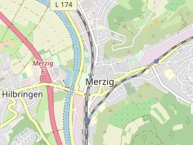 Restaurant auf Karte