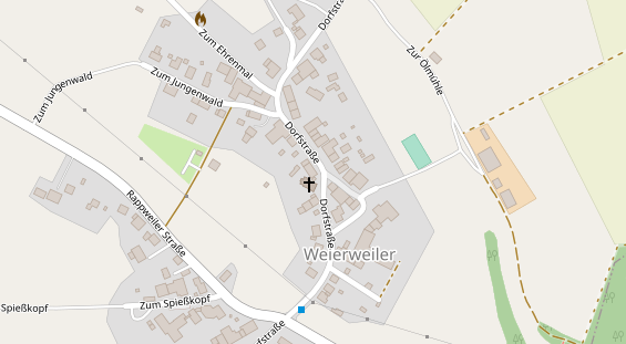 Restaurant auf Karte