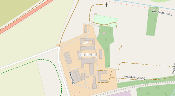 Restaurant auf Karte