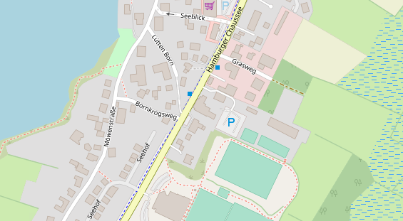 Restaurant auf Karte