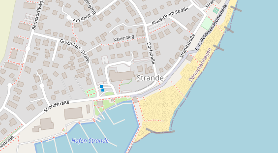 Restaurant auf Karte