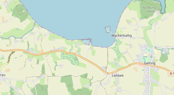 Restaurant auf Karte