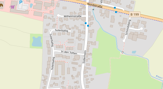 Restaurant auf Karte