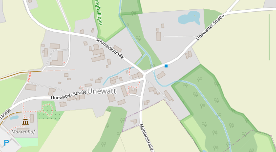 Restaurant auf Karte