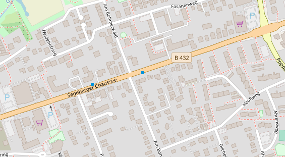 Restaurant auf Karte