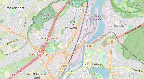 Restaurant auf Karte